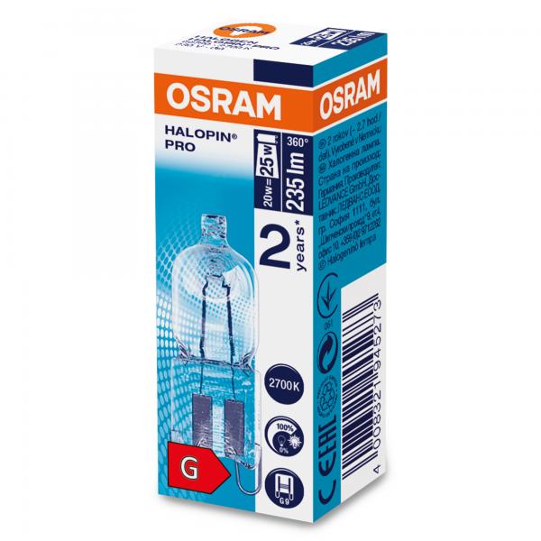 Osram Halopin Pro 20W G9 warmweiß