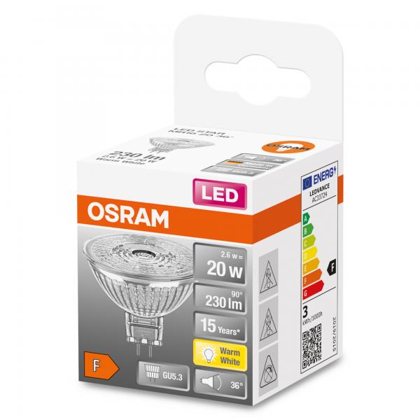 Osram LED Star MR16 2,6W warmweiß