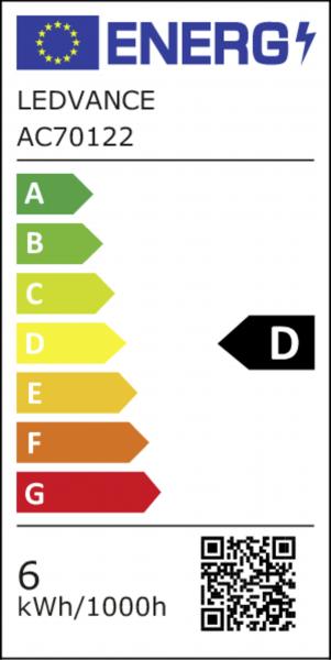 Osram LEDSCLA60 5,9W/827 230VGLFR E27 warmweiß
