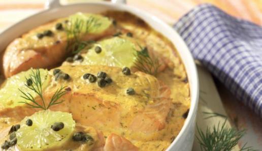Zitronen-Lachsgratin Zitronen-Lachsgratin