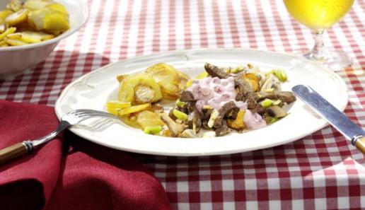 Jäger-Pfannen-Gyros Jäger-Pfannen-Gyros