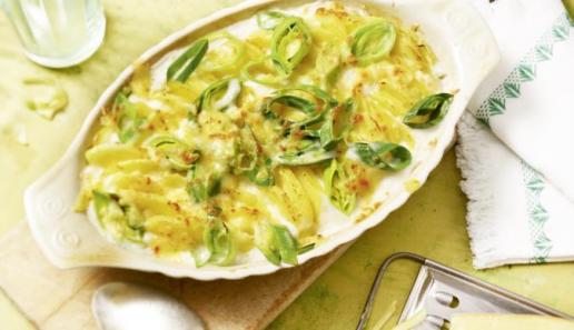 Kartoffel-Gratin mit Lauch Kartoffel-Gratin mit Lauch