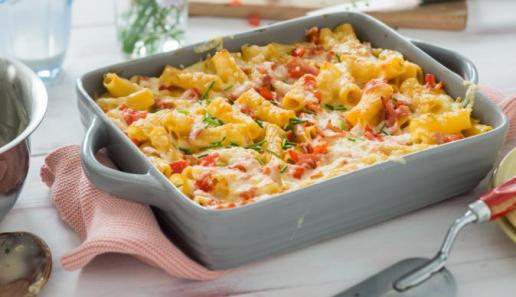 Nudelauflauf mit Schinken Nudelauflauf mit Schinken