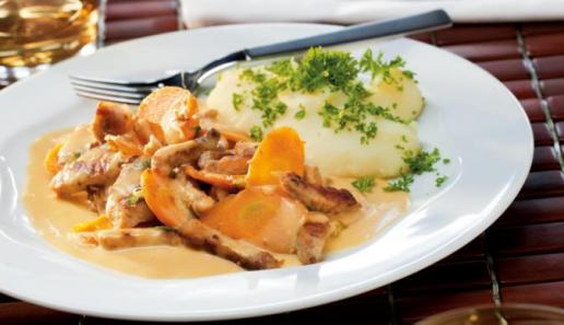 Geschnetzeltes mit Frühlingsgemüse Geschnetzeltes mit Frühlingsgemüse