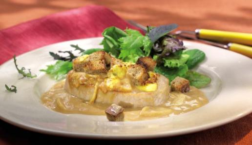 Pariser Zwiebelschnitzel Pariser Zwiebelschnitzel