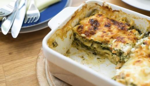 Lachs-Spinat Lasagne Lachs-Spinat Lasagne