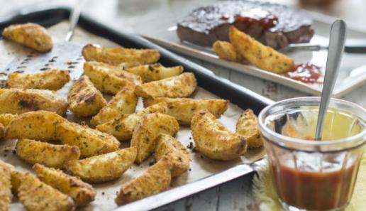 Knusper-Kartoffeln aus dem Ofen Knusper-Kartoffeln aus dem Ofen