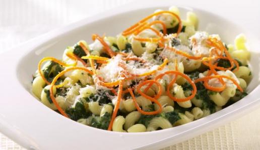 Cellentani mit Spinatsauce Cellentani mit Spinatsauce