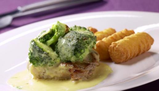 Gratiniertes Schweinefilet mit Broccoli Gratiniertes Schweinefilet mit Broccoli