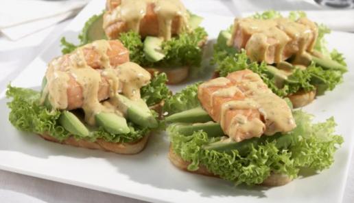 Lachs-Toast 5th Avenue Lachs-Toast 5th Avenue