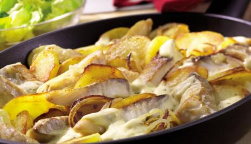 Pannfisch mit Bratkartoffeln Pannfisch mit Bratkartoffeln