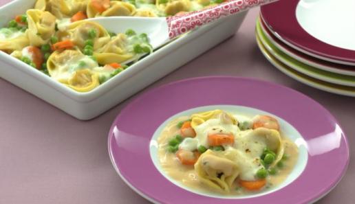 Buntes Tortelloni-Gratin Buntes Tortelloni-Gratin