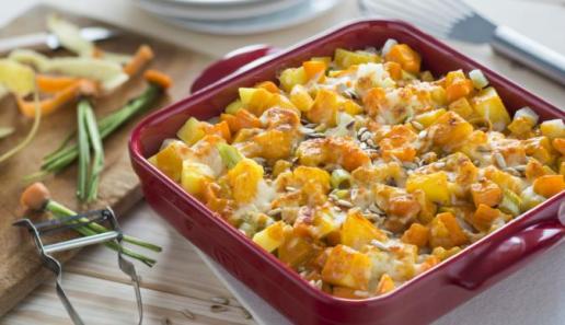 Überbackenes Kartoffelragout Überbackenes Kartoffelragout