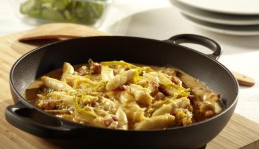 Herzhafter Schupfnudel-Topf mit Sauerkraut Herzhafter Schupfnudel-Topf mit Sauerkraut