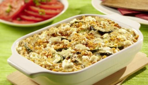 Zucchini-Linsen-Gratin Zucchini-Linsen-Gratin