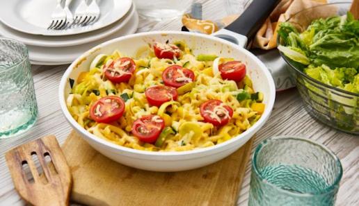 Bunte Spätzle-Pfanne Bunte Spätzle-Pfanne