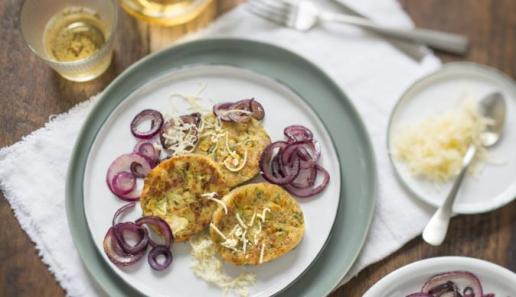 Gebratene Rosenkohl-Knödel Gebratene Rosenkohl-Knödel